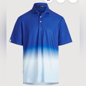 RLX Ralph Lauren Men's Performance Ombré Golf Polo Shirt Size S NWT
